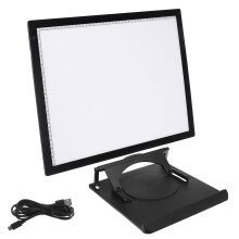 A3 LED Drawing Board Pad Set Stepless Dimming Ultra Thin Stencil Drawing Copy Digital Light Pad for Art Designer with Base