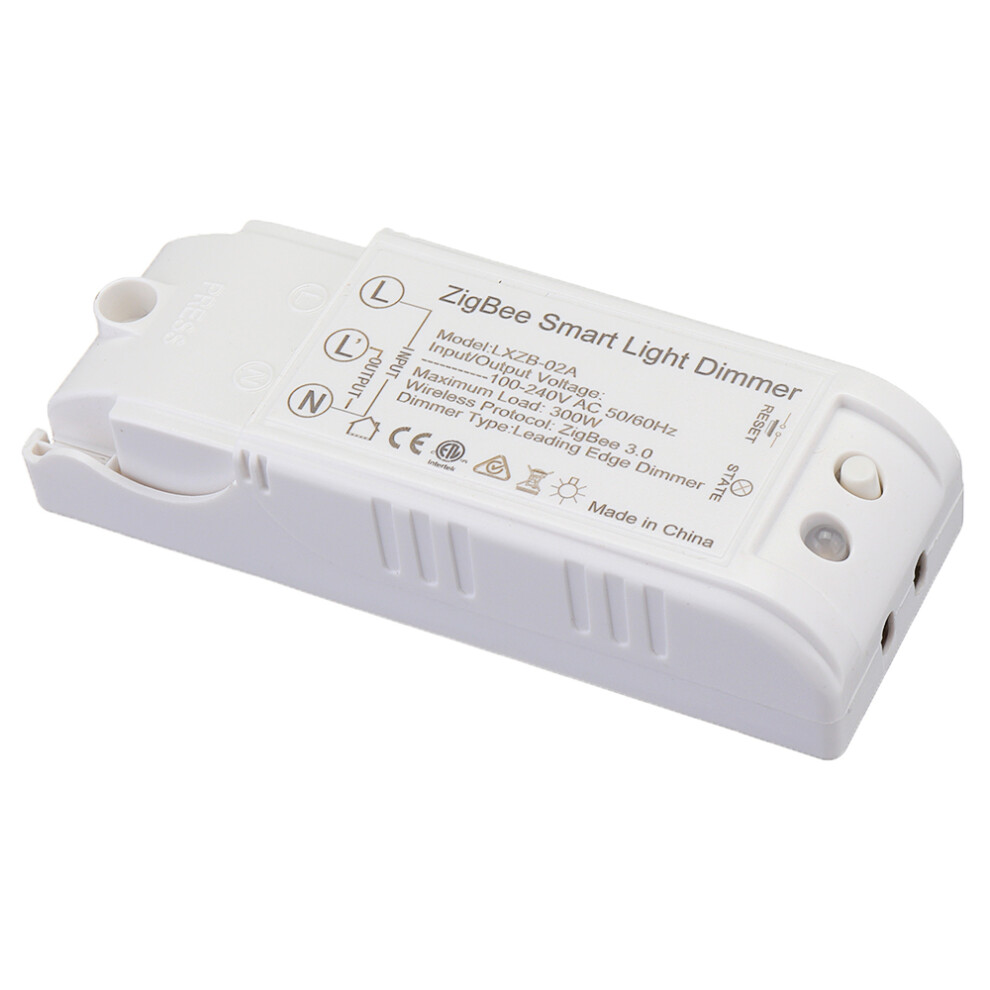 Moeshouse Ms 107D Ac100 240V 50 60Hz Zig Bee Diy Smart Home Automation Dimmer Switch Remote Control Work With Echo Plus Alexa Smartthings Fit For Mos 6901250623381