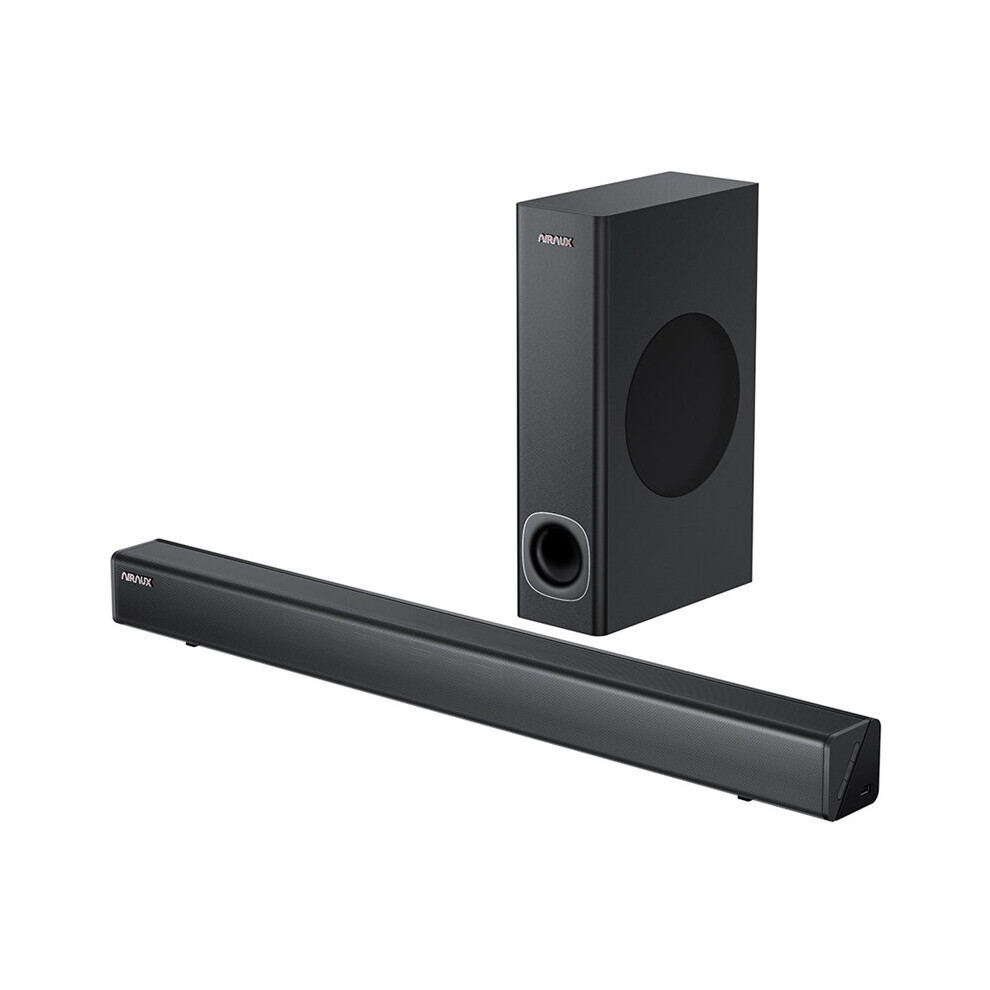Airaux Aa Sar3 120W Bluetooth V5.0 Soundbar Tv Bar 2.1 Channel Stereo Powerful Bass Subwoofer Hdmi Opt Aux Usb Speaker Home Theater 6900078694771