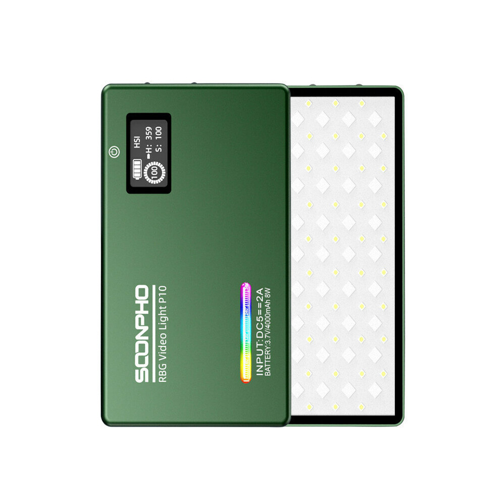 Soonpho P8 P10 8W 2500K 8500K Rgb Led Video Cri 97 Fill Photography Ing For Live Broadcast Video Recording Shooting Studio Lamp 4000 Light 6900082913707