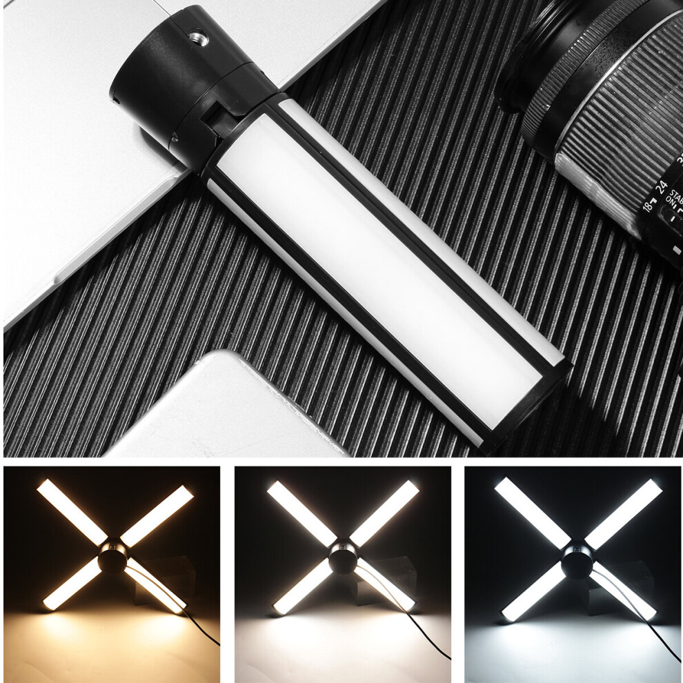 Led Foldable Fill Photography Ing Selfie Handheld Led Four Leaf Lamp With 3 Ing Modes Light 787875342670