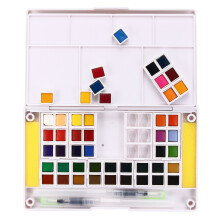 12 24 30 30 40 48 Watercolor Painting Set Sketch ArtWatercolor Pigment Painting Set Stationery Supplies