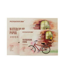 12 Sheet Watercolor Sketchbook Mini Watercolor Paper for Drawing Painting Color Pencil Book Stationery School Art Supplies