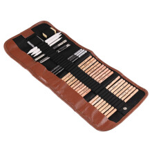 MARCO 18Pcs set Sketching Pencil Set Charcoal Pencil Eraser Cutter Drawing Sketch Pencil