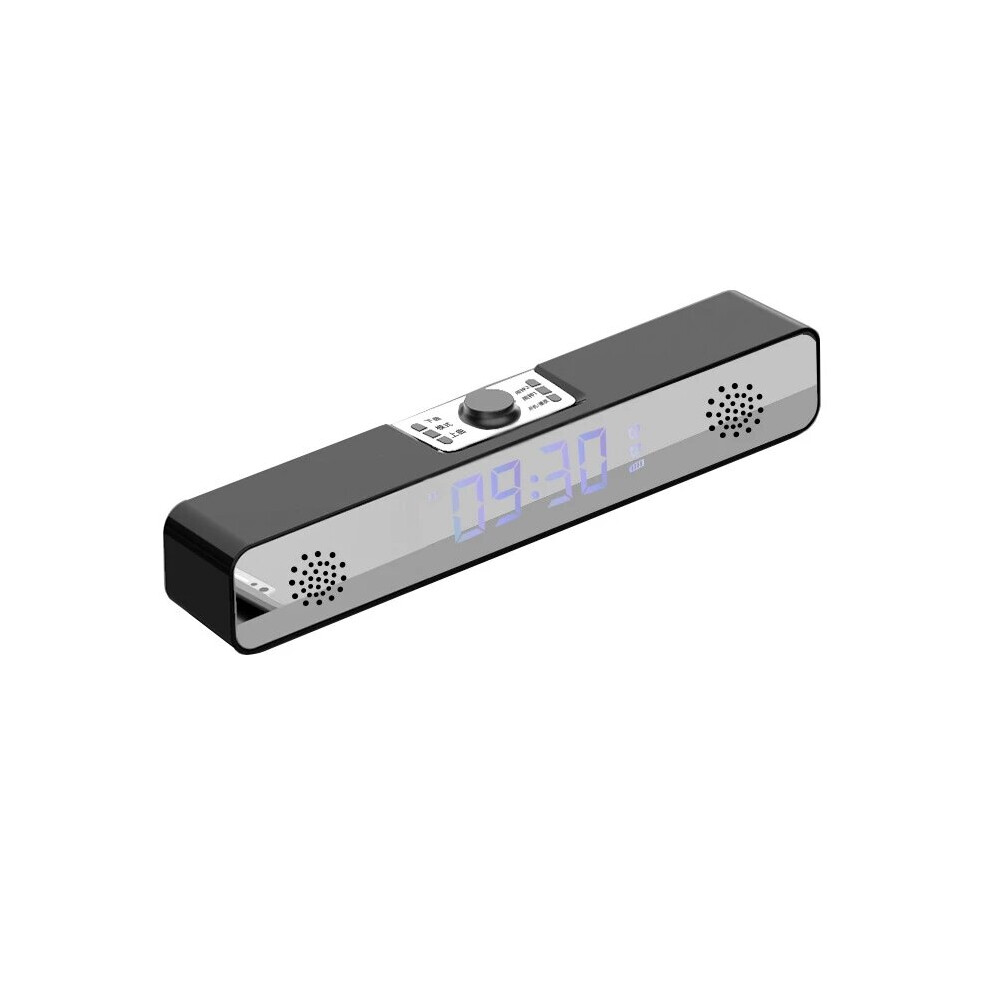 Bakeey Q19 Subwoofer Alarm Clock Super Bass Speakers Hifi Usb Wireless Bluetooth Computer Desktop Speaker Audio 6900086781203