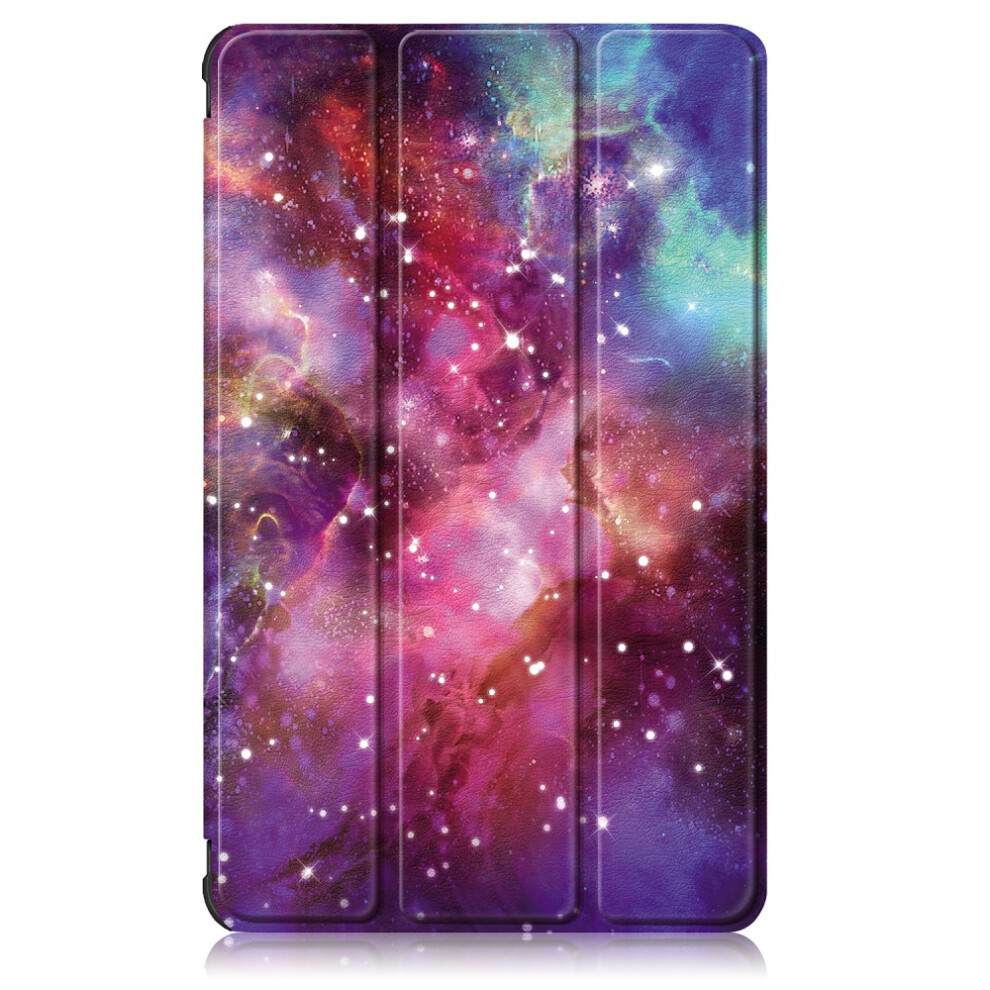 Tri Fold Painted Galaxy Pu Leather Folding Stand Case For 8 Inch Huawei Matepad T8 Tablet 6914217010810