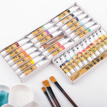Marie's 18 24 36 Colors Watercolor Paint Set Oil Painting Pigment School Art Drawing Supplies Profesional Painting Tools