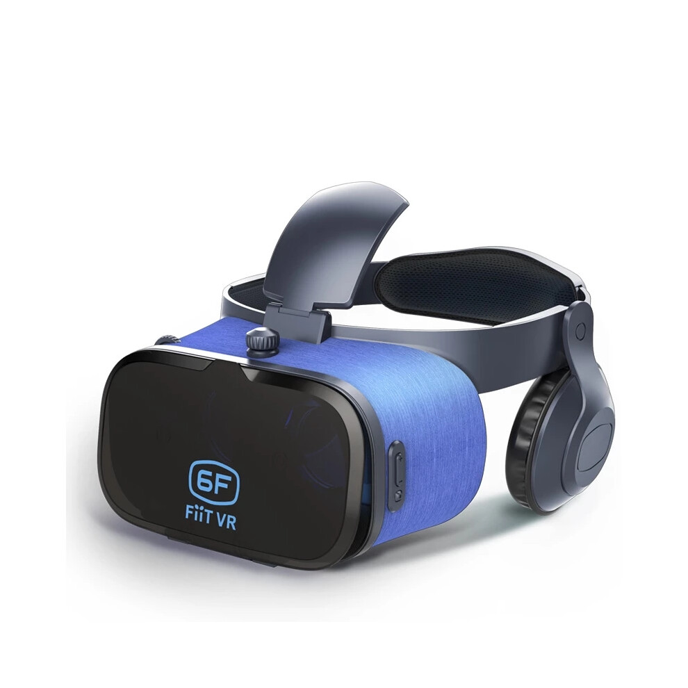 Fiit Vr 6F Virtual Reality Vr 3D Glasses Cardboard With Headset Stereo Box For Ios Android Smartphone 4.7 6.0 Inch 711707117334