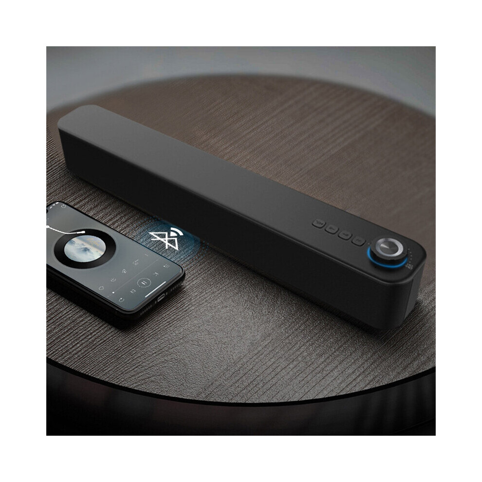Bakeey C08 Bluetooth 5.0 Speaker Wireless Soundbar 10W Double Horn Hifi Bass Surround Sound Speaker Built In Microphone 710954607308