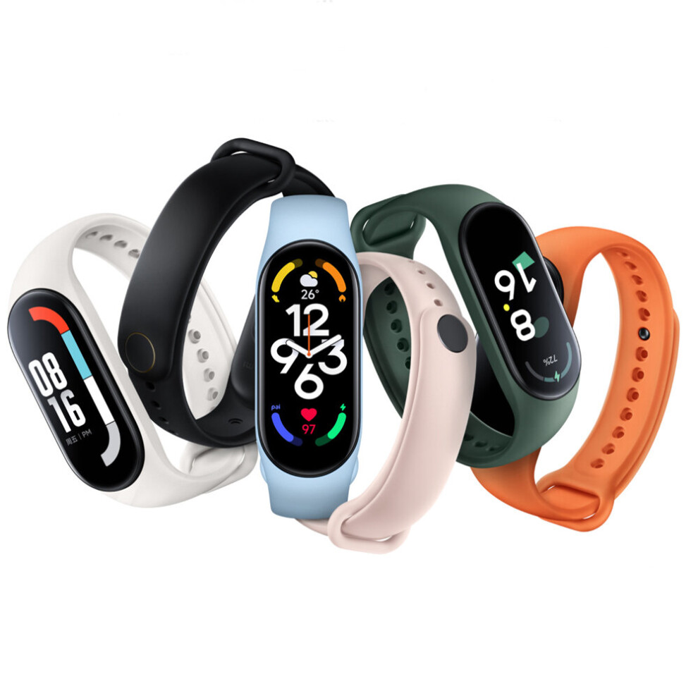 [Global Version] Xiaomi Mi Band 7 1.62 Inch Amoled Always On Display Wristband 24H Heart Rate Spo2 Monitoring 4 Professional Workout Analysis 120+ Sp 6900973813406