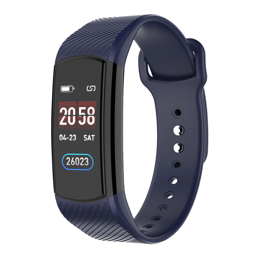 Bakeey B60 Hd Color Display Heart Rate Blood Pressure Monitor Smart Watch Long Standby Wristband Black/Blue/Red 825450312059