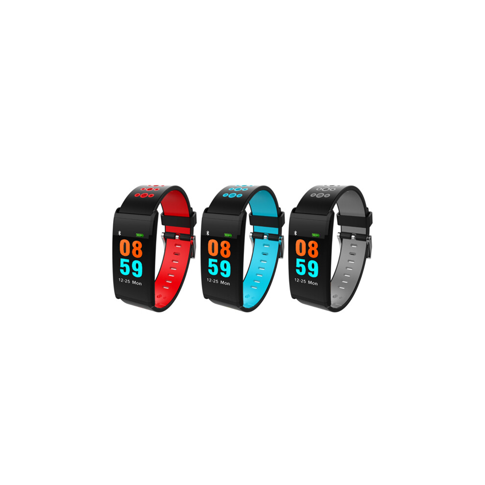 Black/Blue/Red Bakeey X20 0.96Inch Ip68 Waterproof Blood Pressure Heart Rate Monitor Tooth Smart Wristband