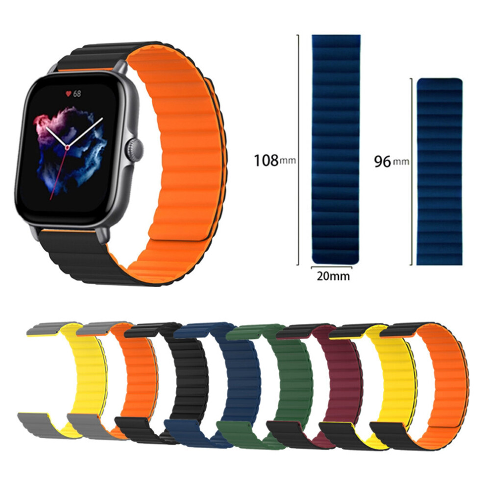 Bakeey 20Mm Width Comfortable Breathable Sweatproof Soft Silicone Watch Band Strap Replacement For Huami Amazfit Gts 3 Not,Specified 6903935075157