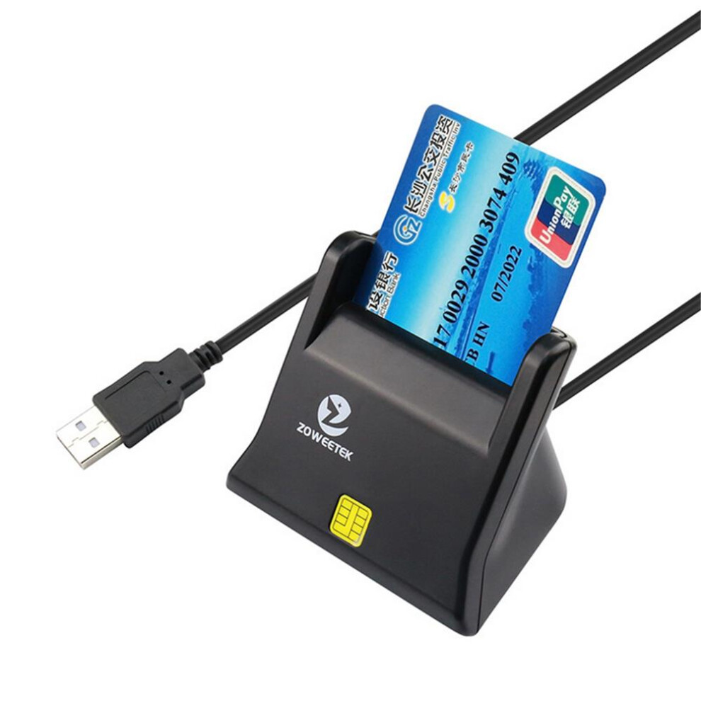 Zoweetek Zw 12026 3 Emv Usb Smart Card Reader Writer Dod Military Usb 6906136633997