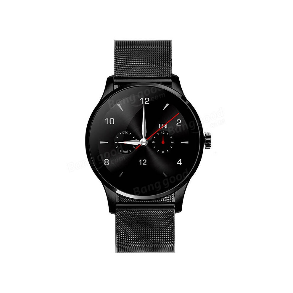 K88h Round Screen Mtk2502 Heart Rate Monitor Bluetooth Pedometer Smartwatch For Android Ios 193076085634