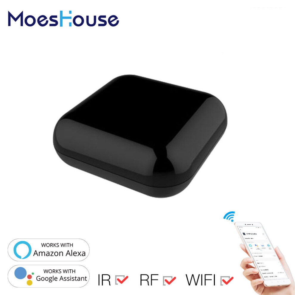 Moeshouse Rf Ir Wifi Universal Remote Controller Rf Appliances Tuya Smart Life App Voice Control Via Alexa Google Home 736877719683