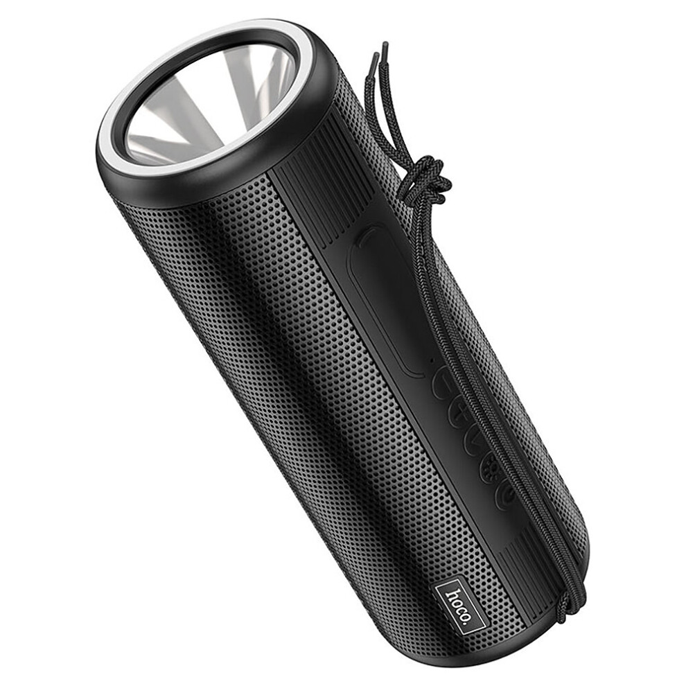 Hoco Hc11 10W Bluetooth V5.0 Speaker Dual 45Mm Driver Units Stereo Sound 1200Mah Battery Flashlight Tf Card Aux Playback 0.4Kg Lightweight Outdoors S 6900991902809