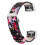 16mm Flower PU Leather Replacement Watch Band Strap for Fitbit Charge 2 7