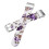 16mm Flower PU Leather Replacement Watch Band Strap for Fitbit Charge 2 4