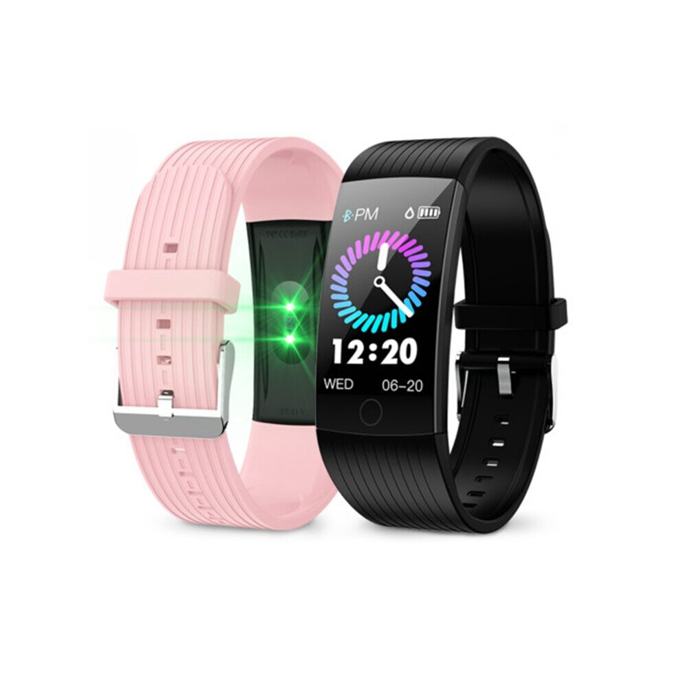 Newwear Q18 1.14 Ips Large Screen Heart Rate Blood Pressure Monitor Physiological Reminder Fitness Tracker Ip68 Waterproof Usb Charging Smart Watch 6900086275160