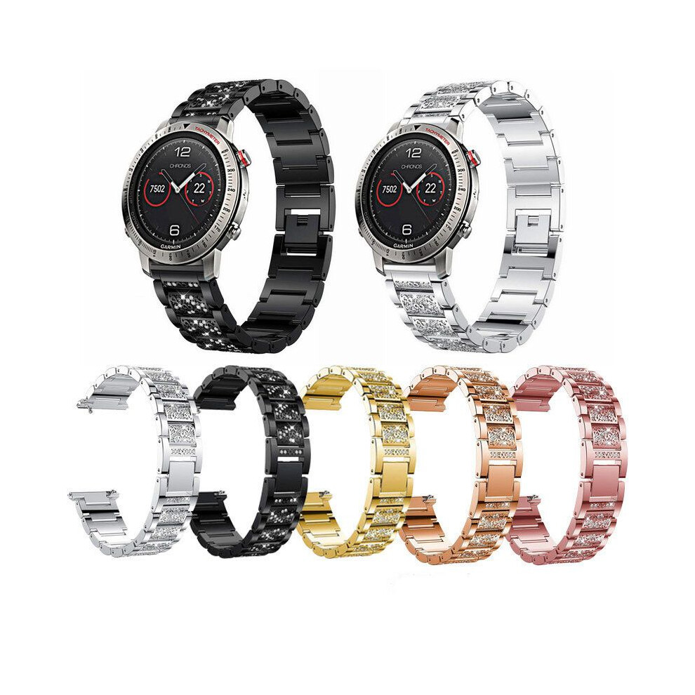 Bakeey Diamond Watch Strap Fashionable Three Beads Watch Band For Garmin Fenix Chronos Not,Specified 3345536270075