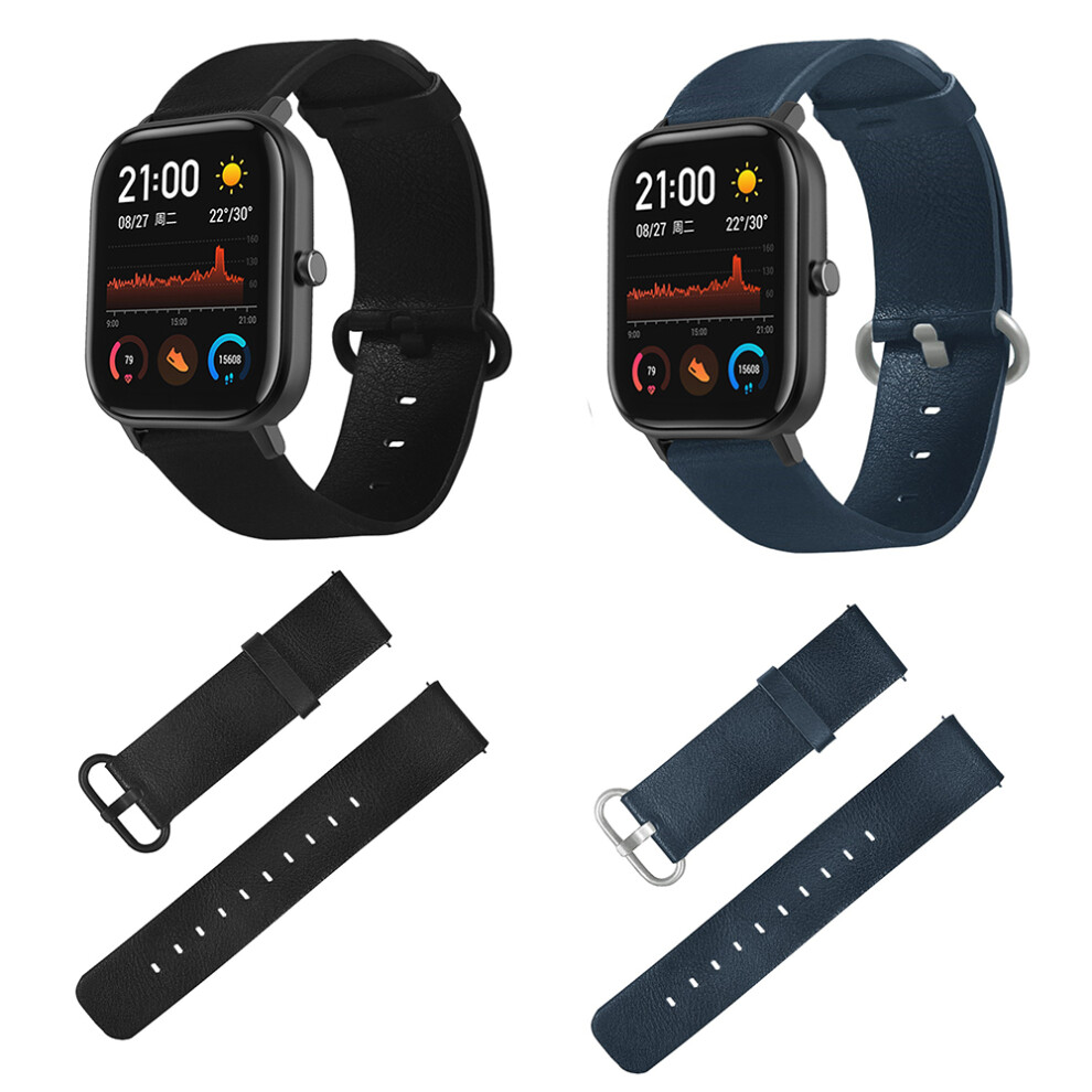 Bakeey Double Sided Color Leather Watch Band For Amazfit Gts Smart Watch Not,Specified 6900057251957
