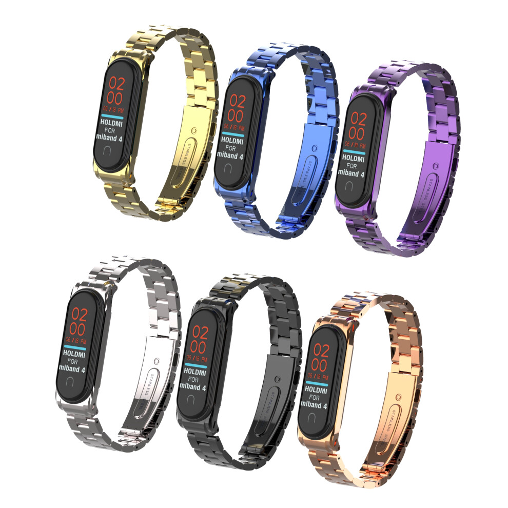 Bakeey Metal Steel Watch Band Replacement Watch Strap For Xiaomi Mi Band 3 4 Smart Watch Not,Specified 6900056464891