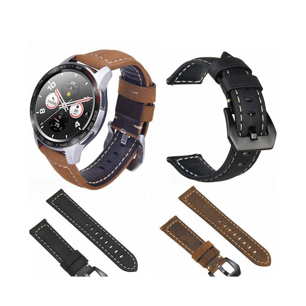 Bakeey 22Mm Genuine Leather Strap Replacement Watch Band For Huawei Honor Magic Not,Specified 6914232239326