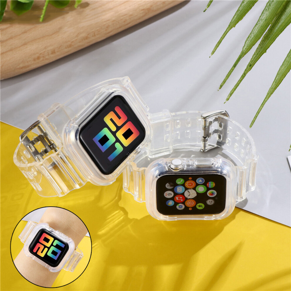 Bakeey 44Mm Transparent Watch Band Silicone Watch Strap For Apple Iwatch Not,Specified 190268615280