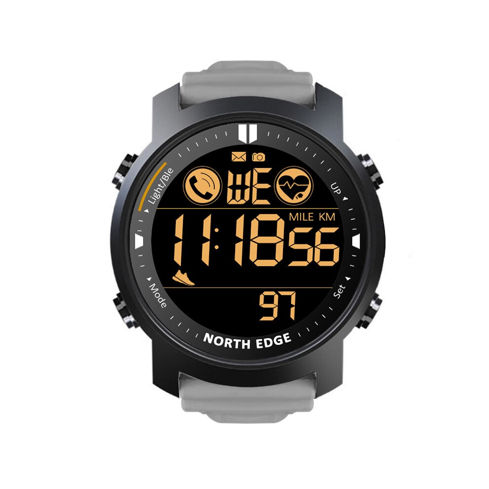 North Edge Laker Pedometer Heart Rate Calories Phone Reminder Stopwatch Sport Watch Bluetooth Smart Watch 6900076831222