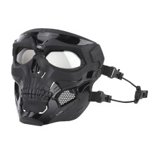 Cosplay Skull Mask Glass Fiber Nylon Impact Resistance Mask Airsoft Paintball Bicycle Combat Game Helmet For Indoor Outdoor