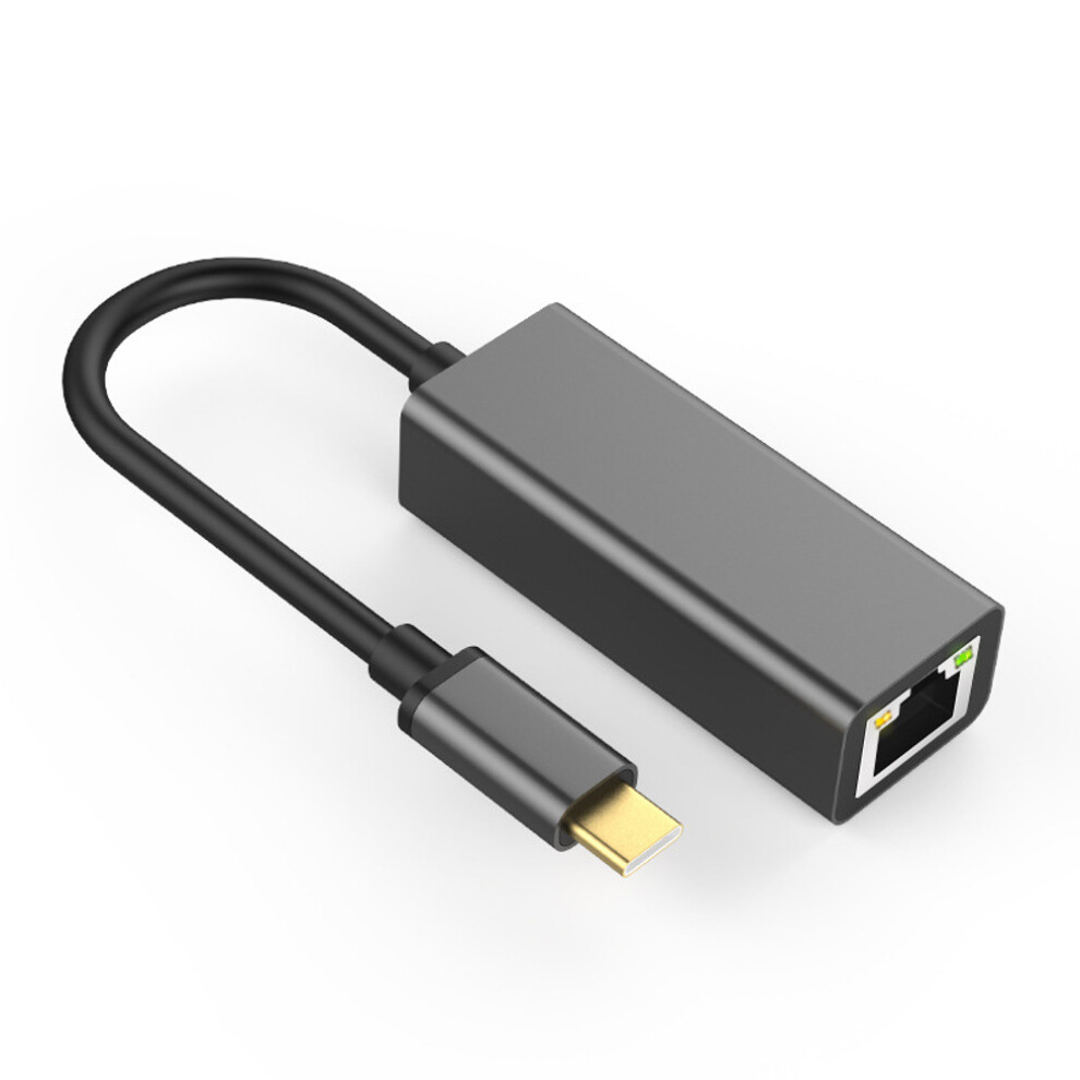 S3 Type C To Rj45 Gigabit Ethernet Network Card Interface Adapter For Smartphone Tablet Laptop 7355343592969