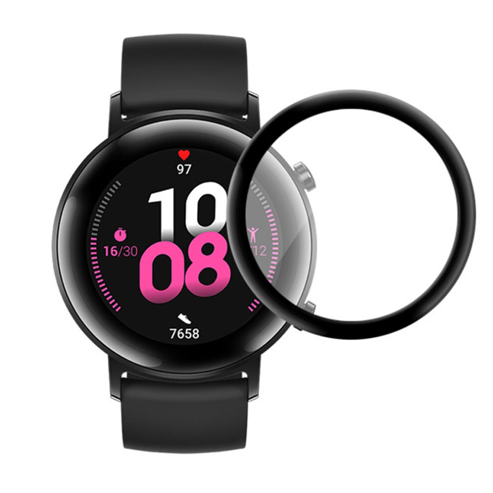 1Pcs 2Pcs Curved Full Screen Thermal Bending Film Watch Screen Protector For Huawei Watch Gt2 46Mm 42Mm Smart Watch 6900067912855