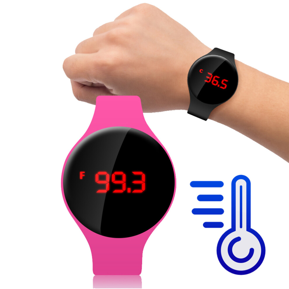 Bakeey Mt08 Fahrenheit Body Temperature Monitori Centigrade Thermometer Fashion Smart Watch 6900068810075