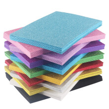2MM 10 Pcs Colors Flash Light Sponge Paper Foam Paper Kindergarten Handmade Sponge Paper Art