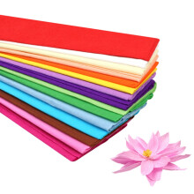 15 Colors DIY Handmade Paper Making Materials Color Crumpled Paper Rose Flower Handmade Paper