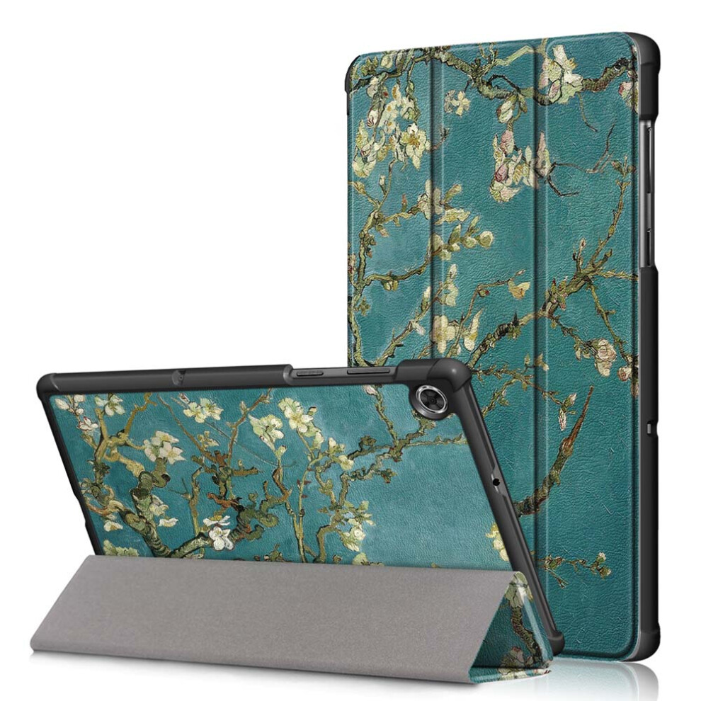 Tri Fold Pringting Tablet Case Cover For Lenovo Tab M10 Plus Tablet Apricot Blossom Version 6906140884477