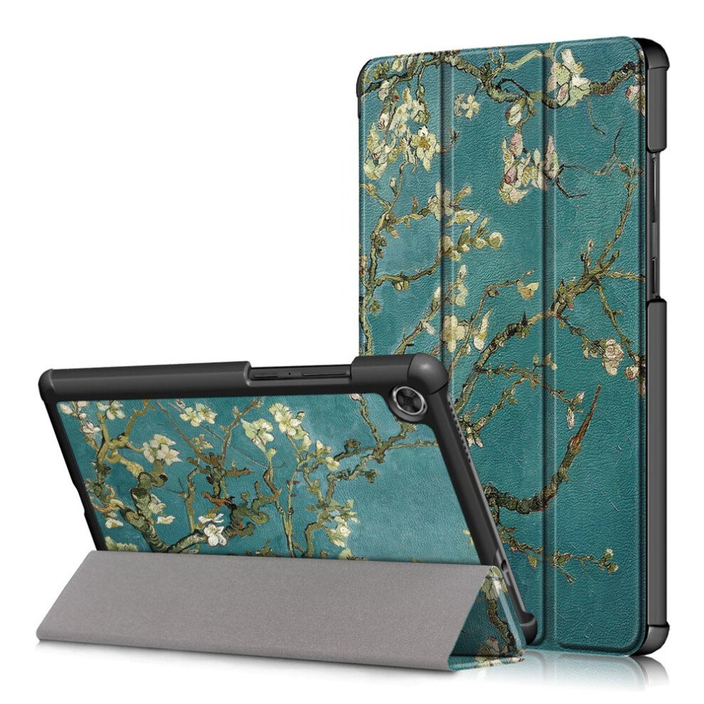 Tri Fold Pringting Tablet Case Cover For Lenovo Tab M8 Tablet Apricot Blossom Version 3796737160847