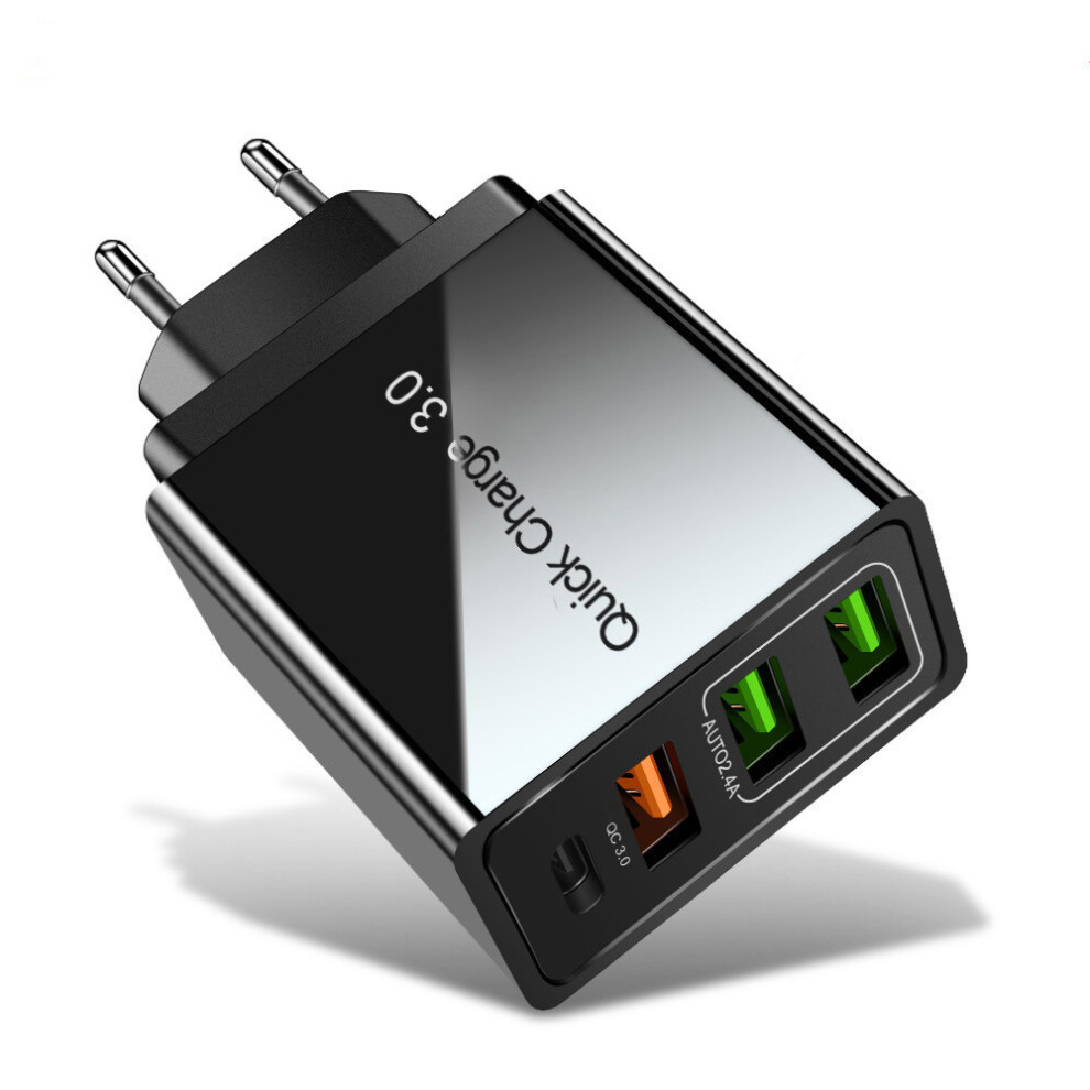 Olaf 18W Pd Charger Qc 3.0 Dual Usb Eu Charger Power Adapter For Tablet Smartphone 6914218208537