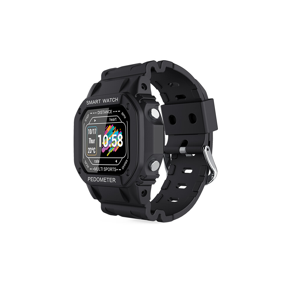 Bakeey I2 Always On Screen Blood Pressure Oxygen Heart Rate Monitor Message Reminder Smart Watch 6900069043830