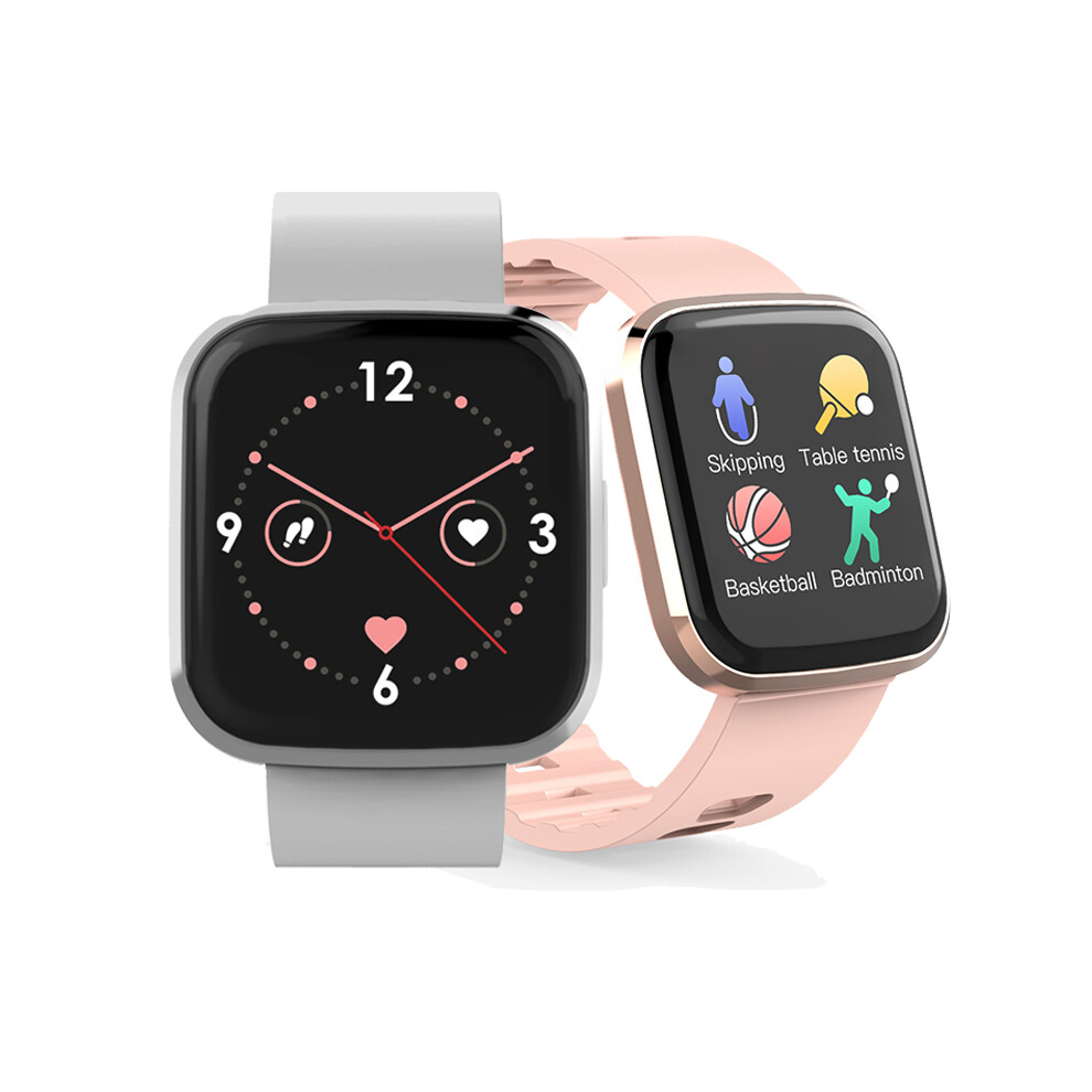 Bakeey Y77 Heart Rate Blood Pressure Oxygen Monitor Call Rejection Real Time Message Reminder Smart Watch 6900074315946