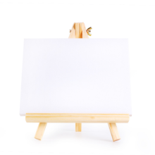 Small Easel Painting Frame Children Painted Oil Painting Frame Mobile Phone Bracket Solid Wood Tripod Stretched Art Board