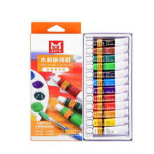 12 18 Colors 6ML Water Color Gouache Painting Pigment Art Painting Drawing Pigments Beginner Art Painting Pigment with 11 Tools
