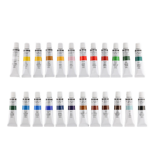 H&B HB AP24 Professional 24 Color 12ML Propylene Pigment Hand Painted Set Wall Painting DIY Waterproof Paint Set