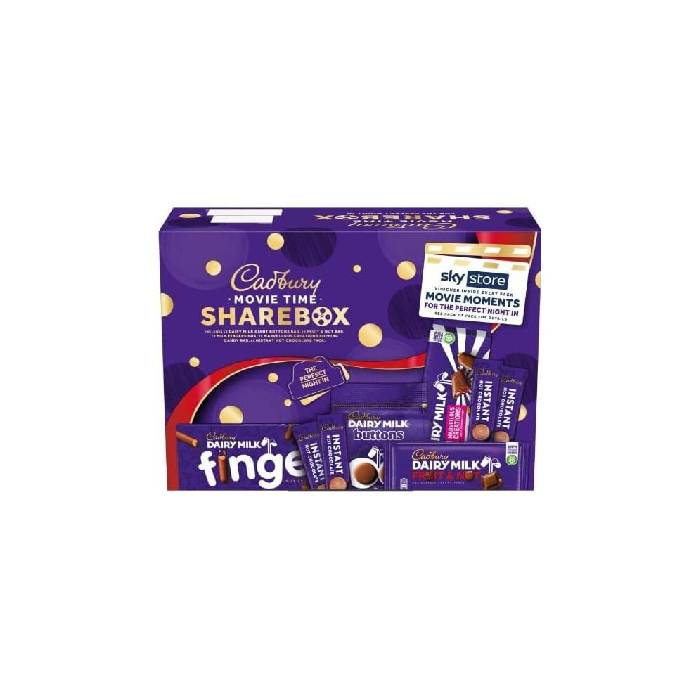 (Pack Of 1) Cadbury Chocolate Movie Time Sharing Box 581g