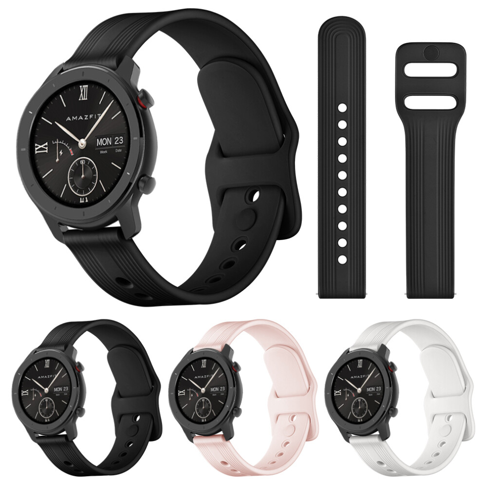 Bakeey Pure Color Silicone Watch Band Replacement Watch Strap For Amazfit Gtr Not,Specified 689888277775