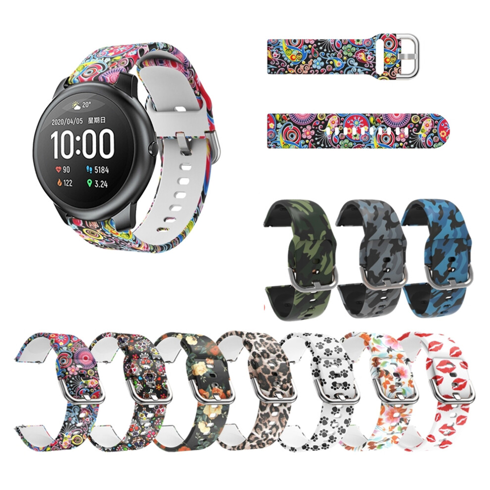 22Mm Colorful Pattern Watch Band Watch Strap For Haylou Solar Bw Hl3 Bw At1 911038525031