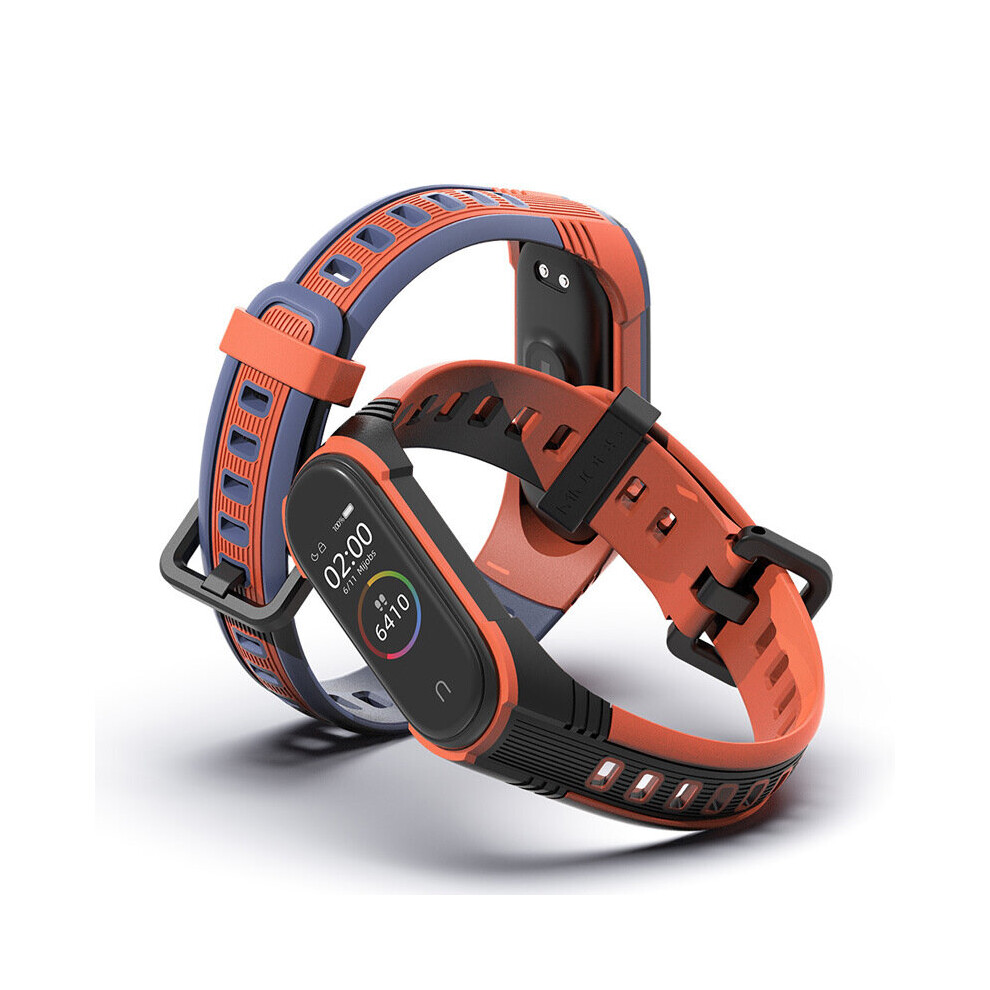 Mijobs Soft Tpu Strap Replacement Watch Strap Wrist Bracelet For Xiaomi Mi Band 6 5 4 6900084844672