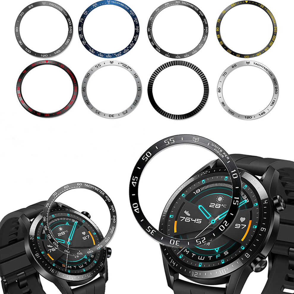 Bakeey Stainless Steel Watch Case Cover Watch Cover For Huawei Watch Gt2 46Mm Samsung Galaxy Watch 46Mm Silver 6900066376894