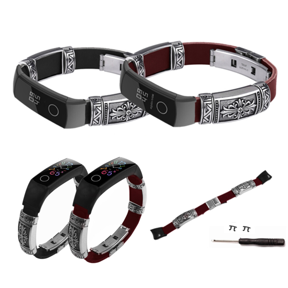 Bakeey Watch Band Butterfly Buckle Watch Strap For Huawei Honor Band 4 Band 5 Yellow 6900066086304